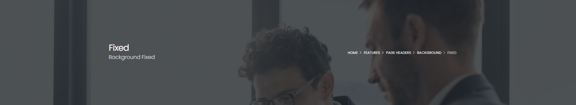 Background Fixed Background Fixed
