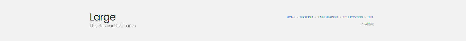 The Position Left Large The Position Left Large
